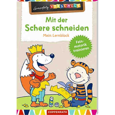 Lernerfolg Vorschule: Mit der Schere schneiden - Mein Lernblock