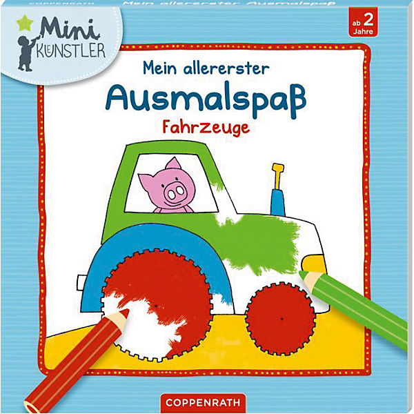 Mini-Künstler: Mein allererster Ausmalspaß: Fahrzeuge