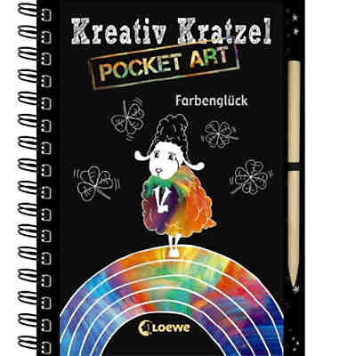 Kreativ-Kratzel Pocket Art: Farbenglück