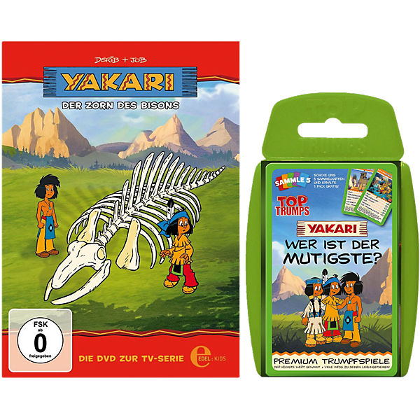 DVD Yakari 19 - Der Zorn des Bisons (+ Kartenspiel)