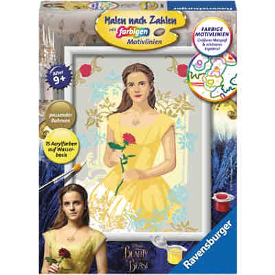 Malen nach Zahlen Disney Die Schöne und das Biste "Belle"