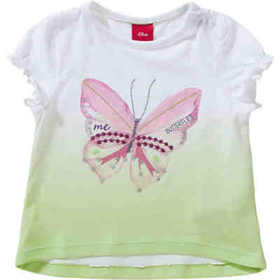 Baby T-Shirt mit Strasssteinen für Mädchen REG, Schmetterling