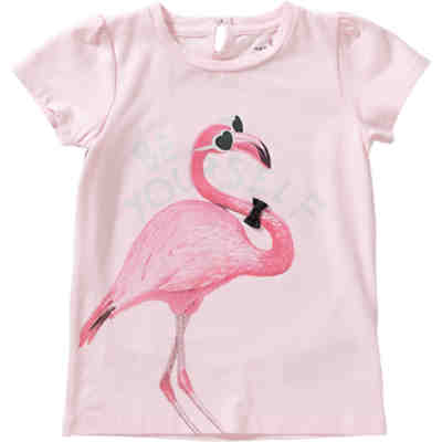 T-Shirt NITGERI für Mädchen, Organic Cotton, Flamingo