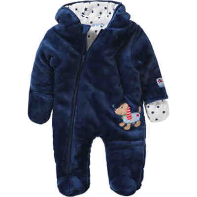 BABYGLÜCK BY SALT & PEPPER Baby Plüschoverall für Jungen 2