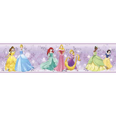 Bordüre Disney Princess, lila, 4,57 m x 22,86 cm