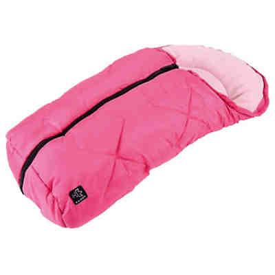Fleece Kuschelsäckchen für Babyschale und Kinderwagen, pink 2