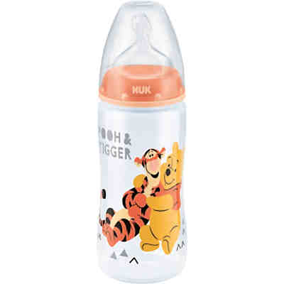 Weithals Flasche FIRST CHOICE+, PP, 300 ml, Silikonsauger Disney, lachs