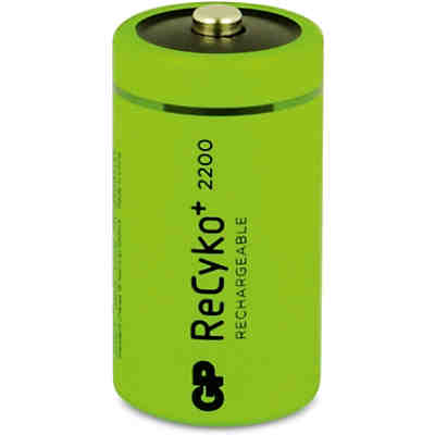 GP Akkus 2er Blister (C, Baby, LR 14, AM-2, UM-2) NiMH ReCyko+ C 2200 mAh 2