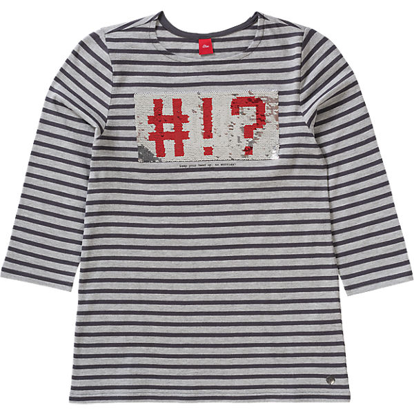 3/4-Arm-Shirt mit Wendepailletten für Mädchen REG