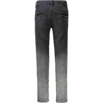 Jeans Regular Fit im leichten Used-Look und mit Farbverlauf für Mädchen 2