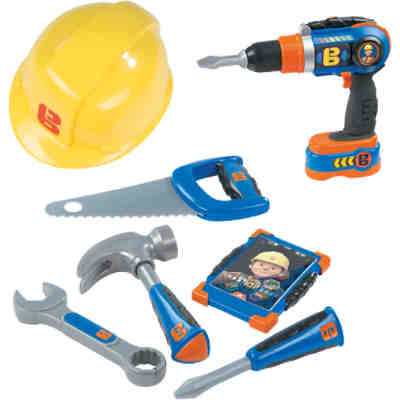 Bob der Baumeister Werkzeug-Set mit Akkuschrauber und Helm