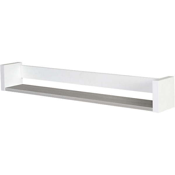 Wandboard Milano Pinie extra breit, Pinie silberfarbig/weiß