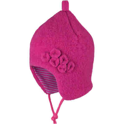 Baby Zipfelmütze aus Wollfleece für Mädchen