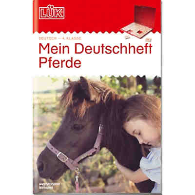 LÜK: Mein Deutschheft Pferde, 4. Klasse, Übungsheft