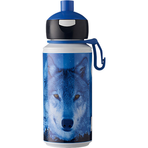 Trinkflasche Campus pop-up Animal Planet Wolf, 275 ml