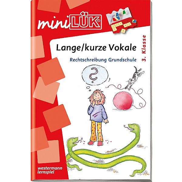 mini LÜK: Lange/kurze Vokale - Rechtschreibung Grundschule ab 3. Klasse, Übungsheft