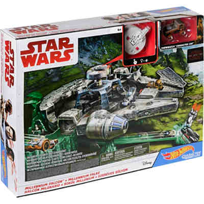 Hot Wheels Star Wars Episode 8 Millenium Falke Spielset