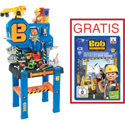 Bob der Baumeister Werkbank-Center mit Kran + GRATIS DVD