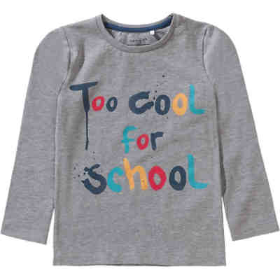 Langarmshirt NITGESPLASH für Jungen, Organic Cotton
