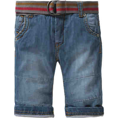 Baby Thermojeans mit Gürtel für Jungen, gefüttert