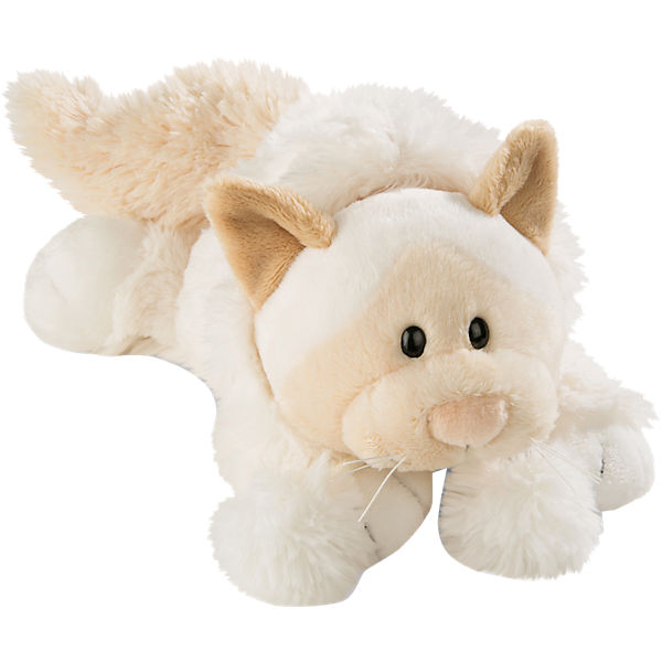 Schneekatze Mädchen, 30 cm liegend