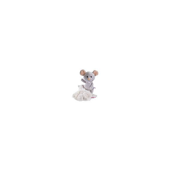 Maus mit Katzen-Overall, 20 cm Schlenker