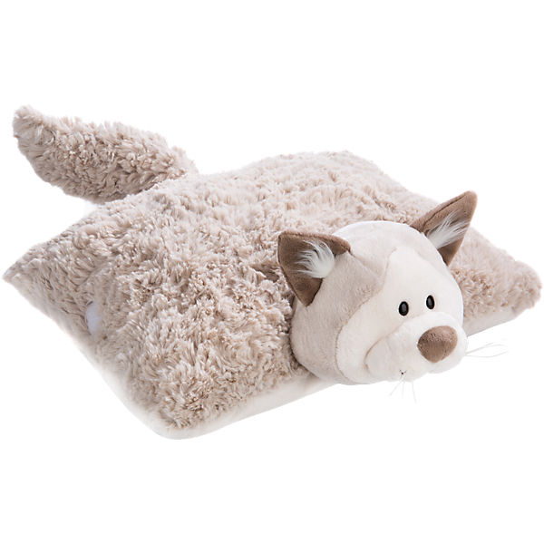 Kuscheltier Kissen Schneekatze Junge 40 x 30cm (40930)
