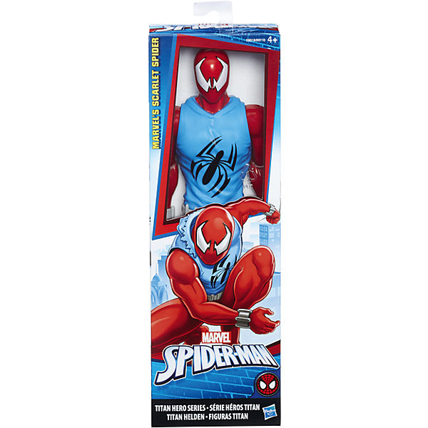 Фигурка Hasbro Титаны Паутинные бойцы, Алый паук, 30.5 см Фигурка Hasbro Титаны Паутинные бойцы, Алый паук, 30.5 см
