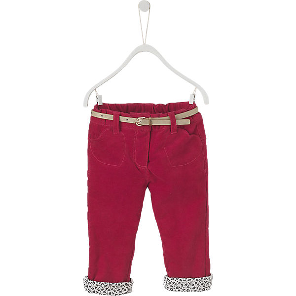 Baby Samthose für Mädchen, gefüttert