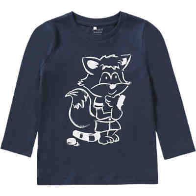 Langarmshirt NITDIFOXMAN für Jungen, Organic Coton