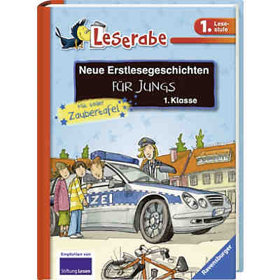 Leserabe: Neue Erstlesegeschichten für Jungs 1. Klasse, mit toller Zaubertafel