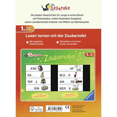 Leserabe: Neue Erstlesegeschichten für Jungs 1. Klasse, mit toller Zaubertafel 2
