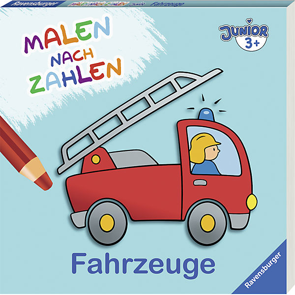 Malen nach Zahlen junior: Fahrzeuge