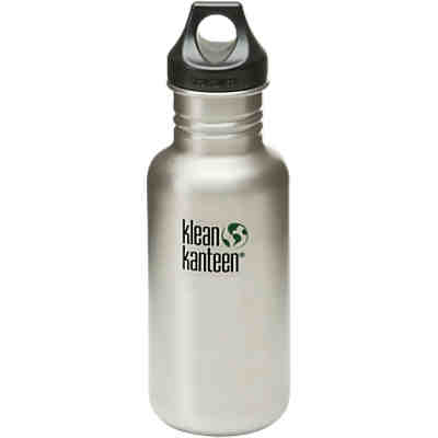 Edelstahl-Trinkflasche klean kanteen® Classic Brushed Stainless, 532 ml, Loop Cap