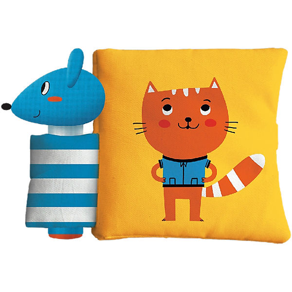 Mein Quietsche-Kuschelbuch: Katze und Maus
