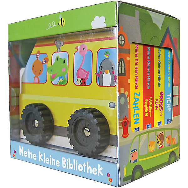 Meine kleine Bibliothek: Der Bus, 4 Pappbilderbücher