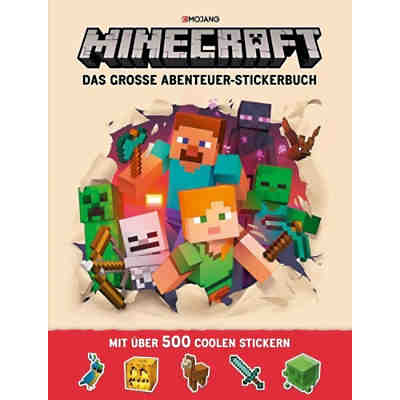 Minecraft: Das große Abenteuer-Stickerbuch