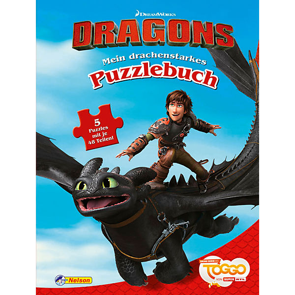 Dragons - Auf zu neuen Ufern: Mein drachenstarkes Puzzlebuch