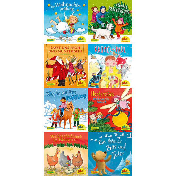 Pixi Bücher: Weihnachts-Pixi (Alle Jahre wieder), 8 Hefte