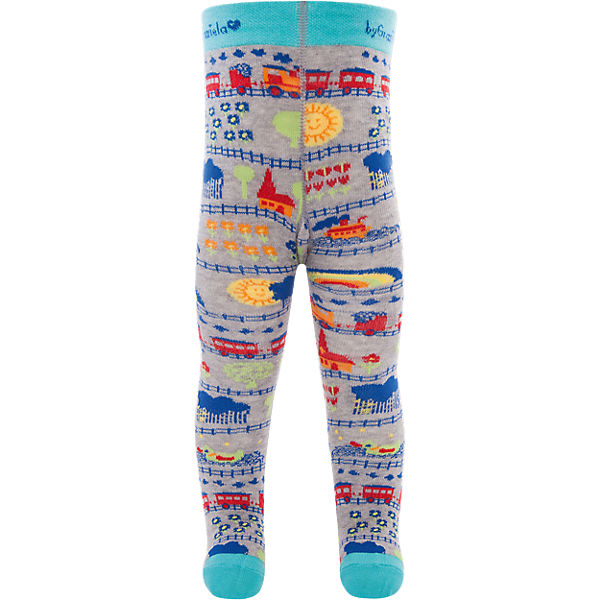 By Graziela Baby Strickstrumpfhose, Eisenbahn