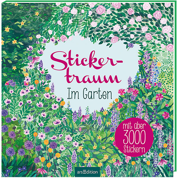 Stickertraum: Im Garten