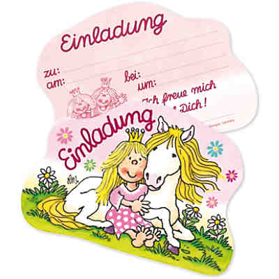 Partytüten und Einladungskarten Prinzessin Miabella, 32-tlg. 2