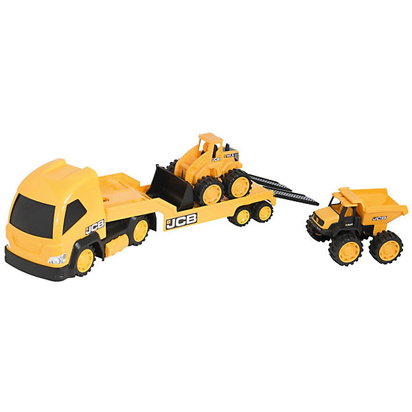 Машины JCB Фура с двумя машинками Машины JCB Фура с двумя машинками