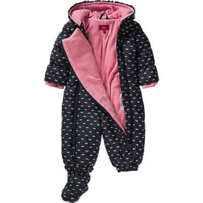 Baby Schneeoverall mit Polarfleecefutter und abnhembaren Füßen für Mädchen 2