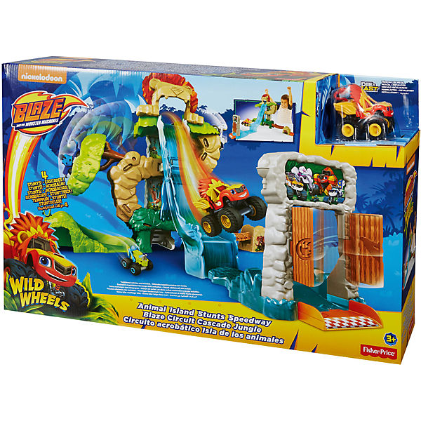Игровой набор Fisher-Price Вспыш и чудо-машинки Энимал Айлэнд Игровой набор Fisher-Price Вспыш и чудо-машинки Энимал Айлэнд
