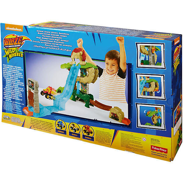 Игровой набор Fisher-Price Вспыш и чудо-машинки Энимал Айлэнд Игровой набор Fisher-Price Вспыш и чудо-машинки Энимал Айлэнд