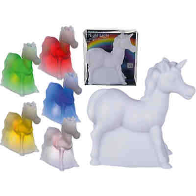 Leuchtfigur "Funky Einhorn", farbwechselnd, LED, H15 cm, batteriebetrieben 2