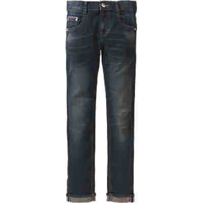 Jeans PEP Regular Fit mit gekrempeltem Saum für Jungen, Bundweite BIG