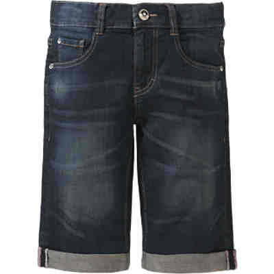 Jeansshorts BOB Regular Fit mit gekrempeltem Saum für Jungen, Bundweite BIG