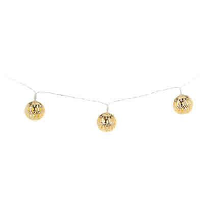 Lichterkette "Marrakesch", warmweiß, 10 LEDs, 1,80m, batteriebetrieben